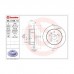 Гальмівний диск Brembo 08.A108.10