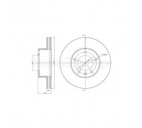Тормозной диск METELLI 23-0532C