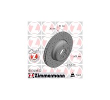 Тормозной диск ZIMMERMANN 150.3408.52