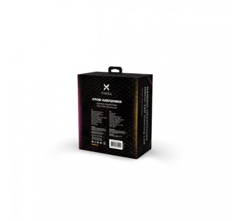 Наушники Vinga HSCU-160 Gaming LED Black (HSCU-160) Наушники Vinga HSCU-160 Gaming LED Black (HSCU-160)
