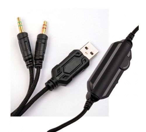 Наушники Vinga HSCU-160 Gaming LED Black (HSCU-160) Наушники Vinga HSCU-160 Gaming LED Black (HSCU-160)