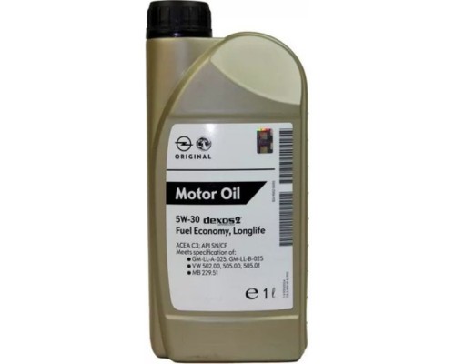 Моторна олива General Motors dexos2 5W-30, 1л (7153) Моторна олива General Motors dexos2 5W-30, 1л (7153)