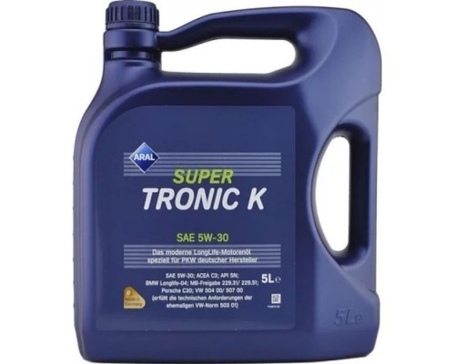 Моторна олива Aral SuperTronic K 5W-30, 5л (73277) Моторна олива Aral SuperTronic K 5W-30, 5л (73277)