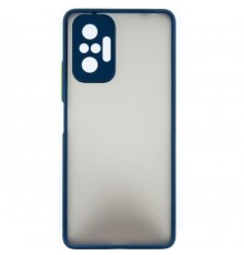 Чохол до мобільного телефона Dengos Matte Xiaomi Redmi Note 10 Pro (blue) (DG-TPU-MATT-78)