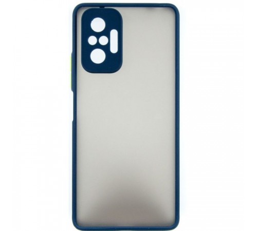 Чохол до мобільного телефона Dengos Matte Xiaomi Redmi Note 10 Pro (blue) (DG-TPU-MATT-78) Чохол до мобільного телефона Dengos Matte Xiaomi Redmi Note 10 Pro (blue) (DG-TPU-MATT-78)