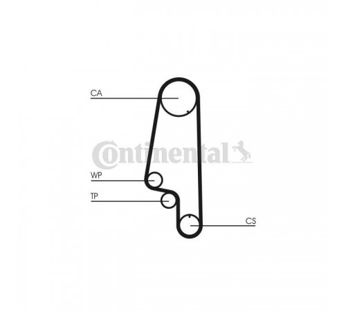 Ремінь ГРМ CONTITECH CT846 Ремінь ГРМ CONTITECH CT846