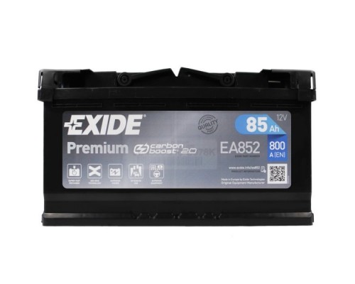 Акумулятор автомобільний EXIDE PREMIUM 85A (EA852) Акумулятор автомобільний EXIDE PREMIUM 85A (EA852)