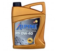 Моторное масло Alpine 0W-40 RS 4л (0225-4)