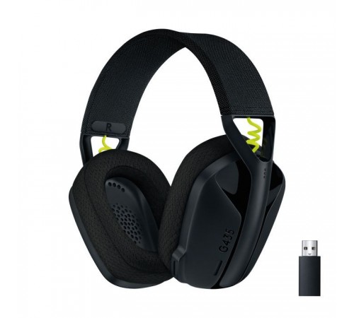 Наушники Logitech G435 Lightspeed Wireless Gaming Headset Black (981-001050) Наушники Logitech G435 Lightspeed Wireless Gaming Headset Black (981-001050)