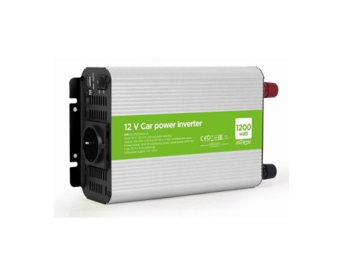 Автомобільний інвертор EnerGenie 12V/220V 1200 Вт (EG-PWC1200-01) Автомобільний інвертор EnerGenie 12V/220V 1200 Вт (EG-PWC1200-01)