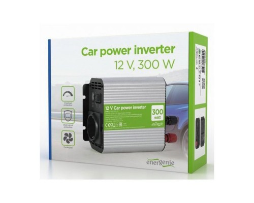 Автомобильный инвертор EnerGenie 12V/220V 300 Вт (EG-PWC300-01) Автомобильный инвертор EnerGenie 12V/220V 300 Вт (EG-PWC300-01)