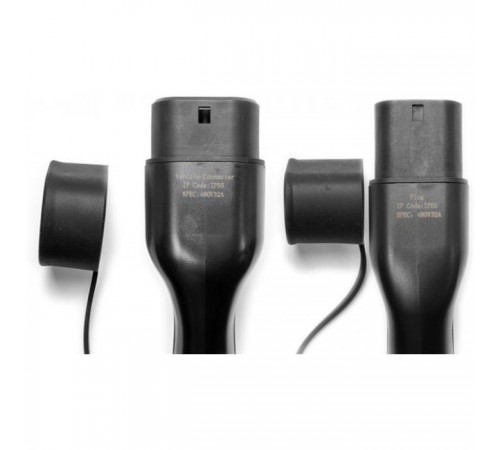 Зарядний кабель для електромобіля HiSmart Type 2 - Type 2, 32A, 7.2кВт, 1 фазный, 5м (EV200016) Зарядний кабель для електромобіля HiSmart Type 2 - Type 2, 32A, 7.2кВт, 1 фазный, 5м (EV200016)