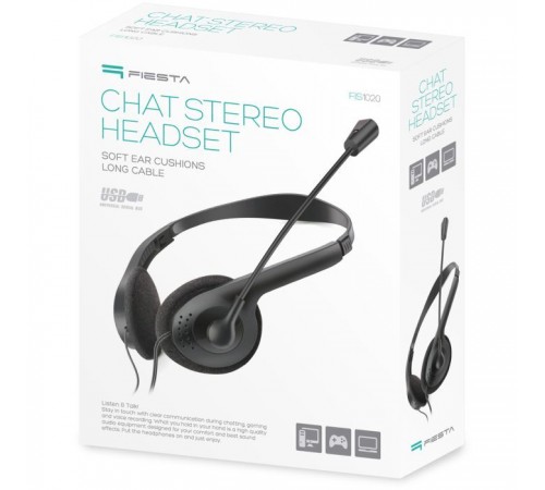 Наушники Fiesta Mic FIS1020 Stereo USB (FIS1020) Наушники Fiesta Mic FIS1020 Stereo USB (FIS1020)