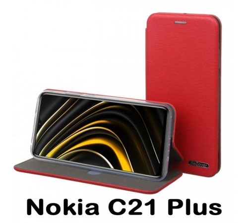 Чохол до мобільного телефона BeCover Exclusive Nokia C21 Plus Burgundy Red (707918) Чохол до мобільного телефона BeCover Exclusive Nokia C21 Plus Burgundy Red (707918)