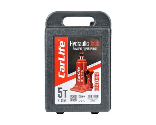 Домкрат CarLife 5т 195-380мм (BJ405P) Домкрат CarLife 5т 195-380мм (BJ405P)