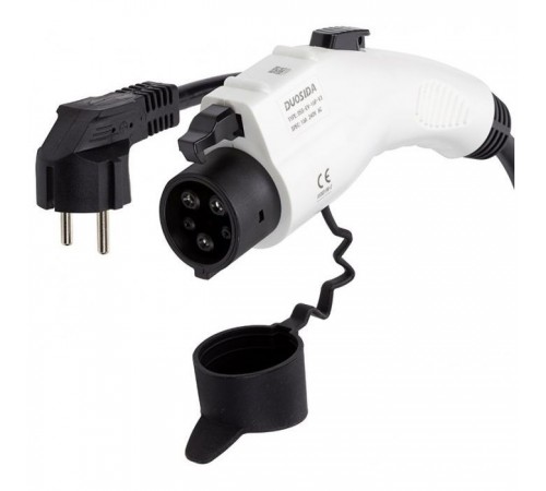 Зарядное устройство для Duosida Type 1 - Schuko (220V), 16A, 3.6кВт, 1-фазное, 5м (EV200269) Зарядное устройство для Duosida Type 1 - Schuko (220V), 16A, 3.6кВт, 1-фазное, 5м (EV200269)