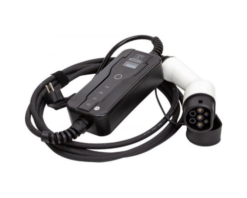 Зарядное устройство для электромобиля HiSmart Type 2 - Schuko (220V), 16A, 3.6кВт, 1-фазное, 5м (EV200696) Зарядное устройство для электромобиля HiSmart Type 2 - Schuko (220V), 16A, 3.6кВт, 1-фазное, 5м (EV200696)