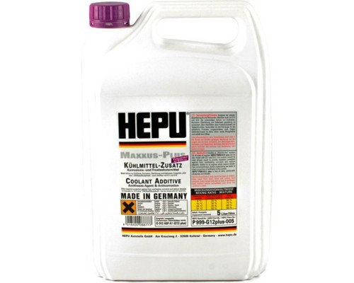 Антифриз HEPU G12plus 5л фіолетовий (P999-G12plus-005) Антифриз HEPU G12plus 5л фіолетовий (P999-G12plus-005)