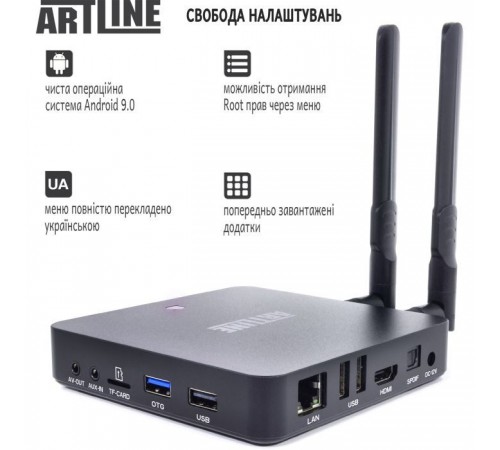 Медиаплеер Artline TvBox KM6 (KM6) Медиаплеер Artline TvBox KM6 (KM6)