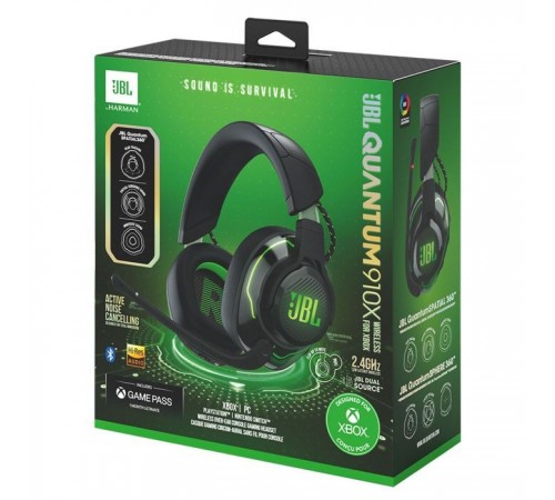 Навушники JBL Quantum 910X Wireless for Xbox Black (JBLQ910XWLBLKGRN) Навушники JBL Quantum 910X Wireless for Xbox Black (JBLQ910XWLBLKGRN)