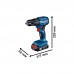 Шуруповерт Bosch GSB 185-LI, 2х2.0 Ah, ЗУ GAL 18V-20, кейс (0.601.9K3.100)
