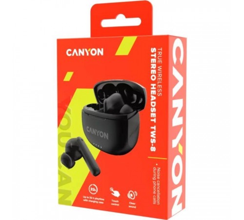 Наушники Canyon TWS-8 Black (CNS-TWS8B) Наушники Canyon TWS-8 Black (CNS-TWS8B)