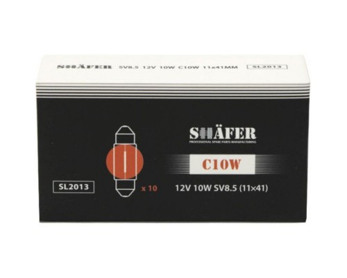 Автолампа SHAFER 12VC10WSV8.5 (SL2013) Автолампа SHAFER 12VC10WSV8.5 (SL2013)