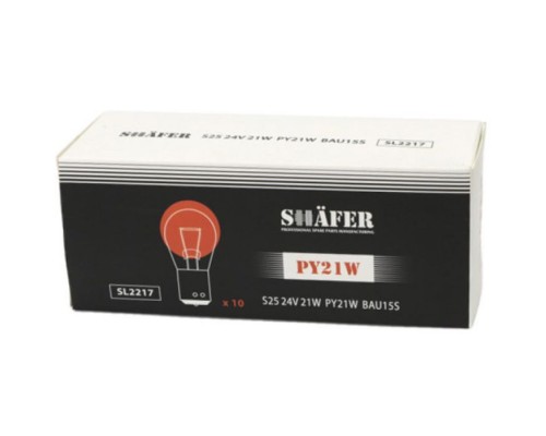 Автолампа SHAFER 24V21WPY21WBAU15S (SL2217) Автолампа SHAFER 24V21WPY21WBAU15S (SL2217)