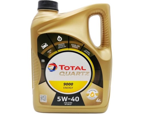 Моторна олива Total QUARTZ 9000 Energy 5w40 4л (216600) Моторна олива Total QUARTZ 9000 Energy 5w40 4л (216600)