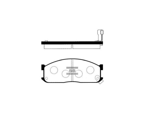 Тормозные колодки HI-Q SP1044 Тормозные колодки HI-Q SP1044