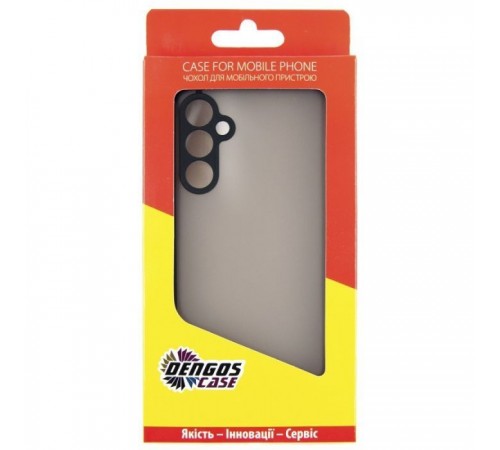 Чохол до мобільного телефона Dengos Matte Samsung Galaxy A34 5G (black) (DG-TPU-MATT-119) Чохол до мобільного телефона Dengos Matte Samsung Galaxy A34 5G (black) (DG-TPU-MATT-119)
