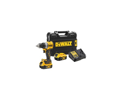 Шуруповерт DeWALT XR Li-Ion 18V 5Ah, 90 Нм, 0-650/0-2000 об/мин (DCD800P2T)