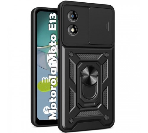 Чохол до мобільного телефона BeCover Military Motorola Moto E13 Black (709101) Чохол до мобільного телефона BeCover Military Motorola Moto E13 Black (709101)