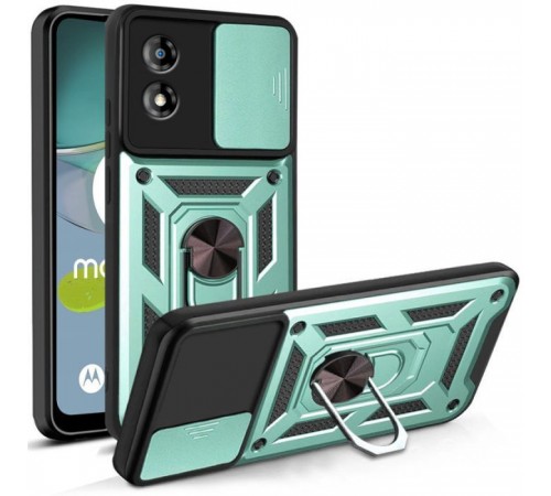 Чохол до мобільного телефона BeCover Military Motorola Moto E13 Dark Green (709103)