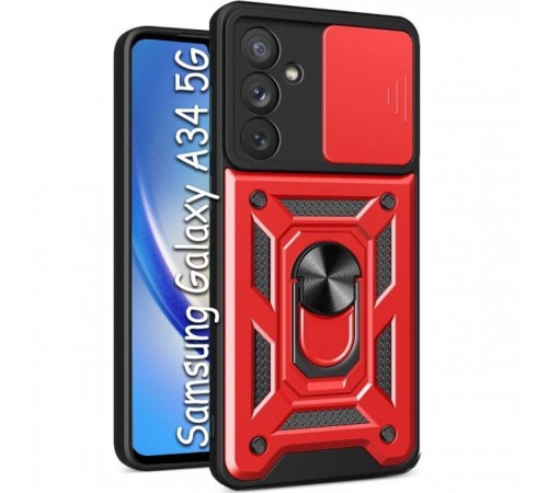 Чохол до мобільного телефона BeCover Military Samsung Galaxy A34 5G SM-A346 Red (709140) Чохол до мобільного телефона BeCover Military Samsung Galaxy A34 5G SM-A346 Red (709140)