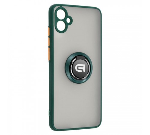 Чохол до мобільного телефона Armorstandart Frosted Matte Ring Samsung A04e (A042) Dark Green (ARM68347) Чохол до мобільного телефона Armorstandart Frosted Matte Ring Samsung A04e (A042) Dark Green (ARM68347)