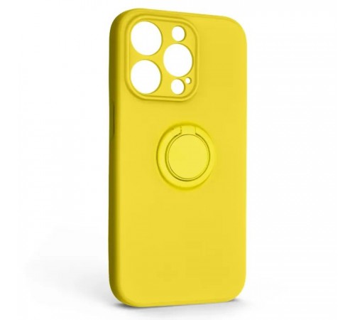 Чохол до мобільного телефона Armorstandart Icon Ring Apple iPhone 14 Pro Yellow (ARM68711) Чохол до мобільного телефона Armorstandart Icon Ring Apple iPhone 14 Pro Yellow (ARM68711)