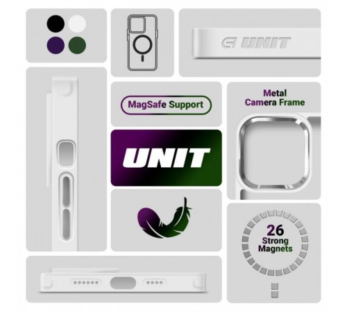 Чохол до мобільного телефона Armorstandart Unit MagSafe Apple iPhone 13 Matte Clear Silver (ARM70445) Чохол до мобільного телефона Armorstandart Unit MagSafe Apple iPhone 13 Matte Clear Silver (ARM70445)