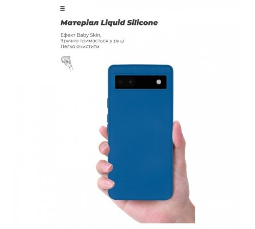 Чехол для мобильного телефона Armorstandart ICON Case Google Pixel 6a Blue (ARM70908) Чехол для мобильного телефона Armorstandart ICON Case Google Pixel 6a Blue (ARM70908)