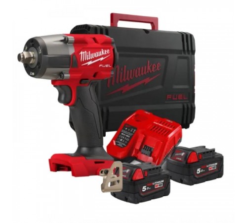 Гайковерт Milwaukee імпульсний 1/2"881 Нм з фрикційним кільцем M18 FMTIW2F12-502X (4933478450) Гайковерт Milwaukee імпульсний 1/2"881 Нм з фрикційним кільцем M18 FMTIW2F12-502X (4933478450)