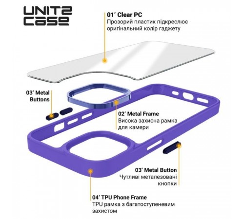 Чохол до мобільного телефона Armorstandart UNIT2 Apple iPhone 14 Pro Lavander (ARM69949) Чохол до мобільного телефона Armorstandart UNIT2 Apple iPhone 14 Pro Lavander (ARM69949)