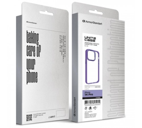 Чохол до мобільного телефона Armorstandart UNIT2 Apple iPhone 14 Pro Lavander (ARM69949) Чохол до мобільного телефона Armorstandart UNIT2 Apple iPhone 14 Pro Lavander (ARM69949)