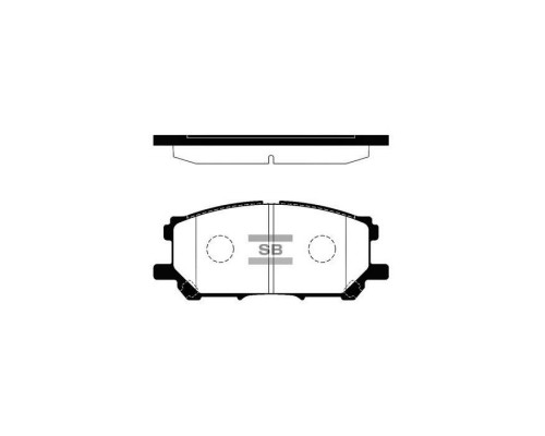 Гальмівні колодки HI-Q SP1456 Гальмівні колодки HI-Q SP1456