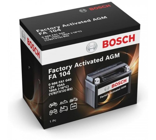 Аккумулятор автомобильный Bosch 0 986 FA1 040 Аккумулятор автомобильный Bosch 0 986 FA1 040