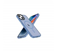 Чехол для мобильного телефона 2E Basic Apple iPhone 15 Ultra Soft Touch MagSafe Cover Light Blue (2E-IPH-15U-OCLS-LB)