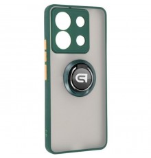 Чохол до мобільного телефона Armorstandart Frosted Matte Ring Xiaomi Redmi Note 13 Pro 5G / Poco X6 5G Dark Green (ARM72725)