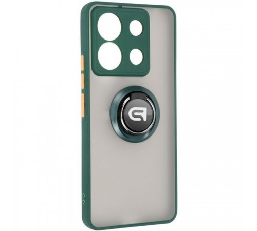 Чохол до мобільного телефона Armorstandart Frosted Matte Ring Xiaomi Redmi Note 13 Pro 5G / Poco X6 5G Dark Green (ARM72725) Чохол до мобільного телефона Armorstandart Frosted Matte Ring Xiaomi Redmi Note 13 Pro 5G / Poco X6 5G Dark Green (ARM72725)