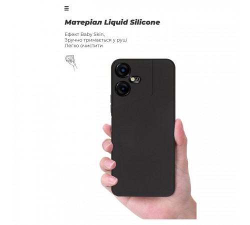 Чохол до мобільного телефона Armorstandart ICON Case Tecno POVA NEO 3 (LH6n) Camera cover Black (ARM70381)