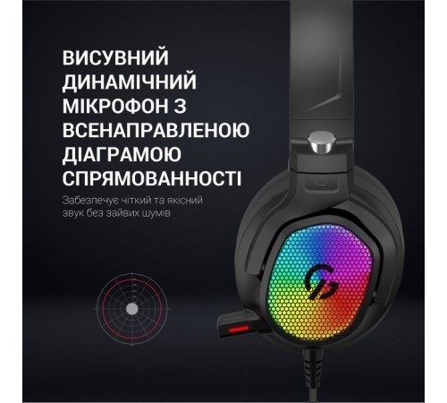 Наушники GamePro HS1300 RGB 7.1 Black (HS1300) Наушники GamePro HS1300 RGB 7.1 Black (HS1300)