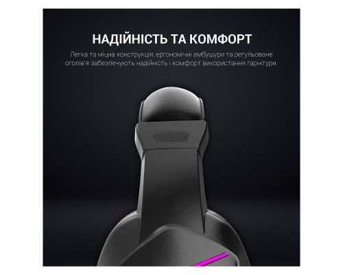 Наушники GamePro HS311 RGB Black/Red (HS311) Наушники GamePro HS311 RGB Black/Red (HS311)